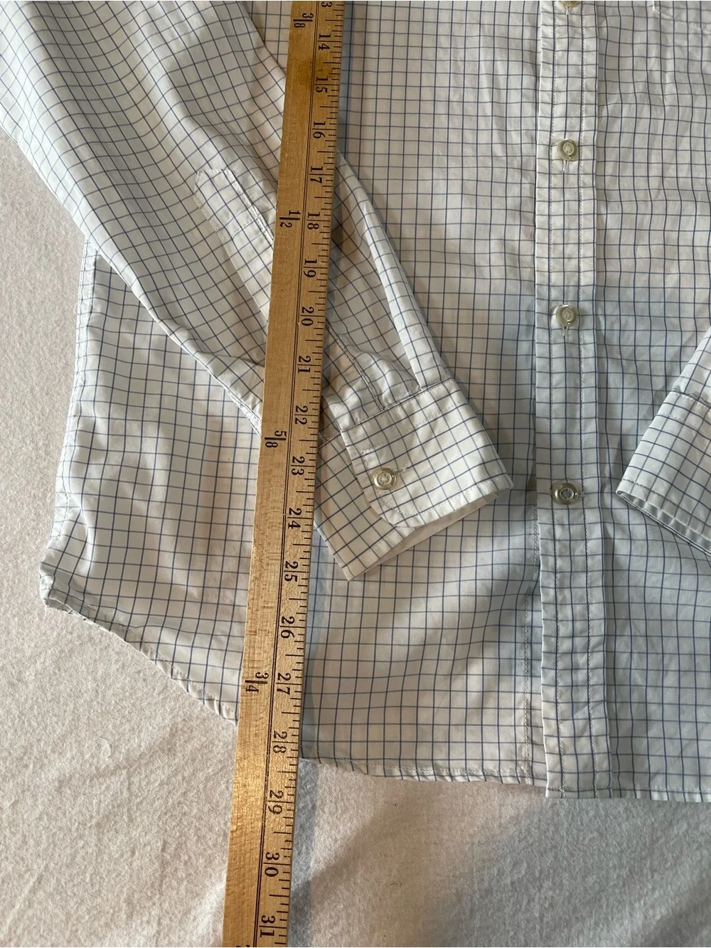 Banana Republic Luxe Poplin Slim Fit Button Down Shirt Men’s M